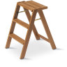 Деревянная лестница-малая стремянка 3 ступени Arredamenti-OSIMO CHERRY