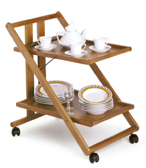 Сервировочный столик складной на колесиках Arredamenti - GIMMY CHERRY