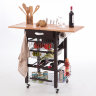 Кухонный разделочный стол-тумба Arredamenti - GASTONE WENGE