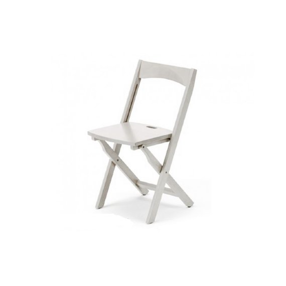 Складной деревянный стул Arredamenti - DIANA BIANCO